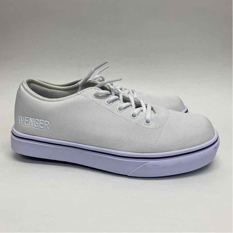 Avenger Work Boots Size 7.5 Women's White Solid Lace Up Sneakers