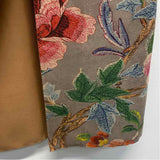 Solitarie Women's Size M Tan-Multi Floral Maxi Vest