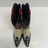 Matisse Size 6.5 Women's Red-Multi Color Block Western Boots