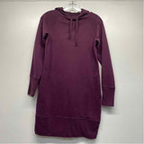 Toad&Co Size XS Women's Purple Solid Hoodie Dress