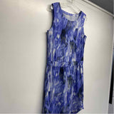 Athleta Size 10-M Women's Blue Pattern Sheath Dress