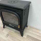 Sunbeam Black Wood-Metal Fireplace