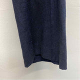 Theory Size 12 Women's Navy Solid Pull On Capri