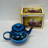 Simax Blue Glass Teapot