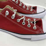 Converse Size 10 Women's Red Solid Lace Up Sneakers