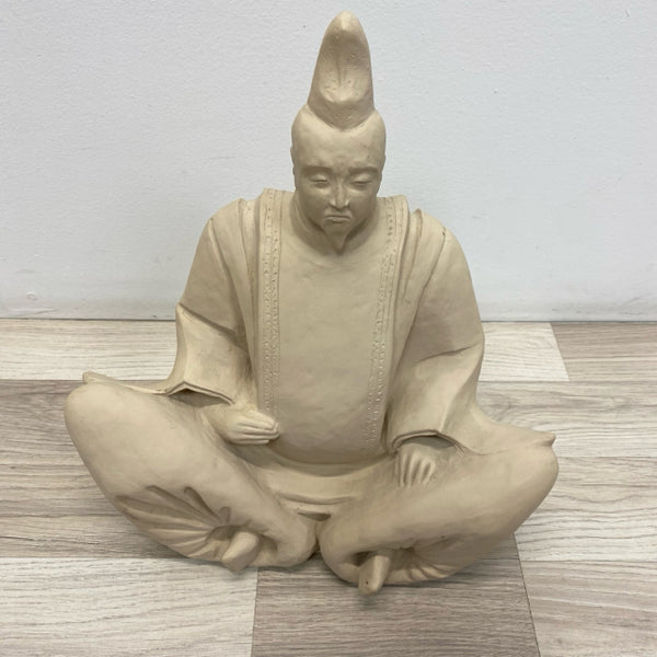 Beige Pottery Figurine -"Wise Man" Austin Proding 1981