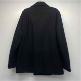 Levis Size L Black Wool Blend Solid Men's Men's Coat