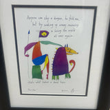 Story People  art Print by Brian Andreas - Real Hero