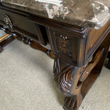 Console black gray Wood-Stone Console - Sofa Table