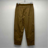 Flamingals Size M- (6-8) Women's Tan Solid Pull On Capri