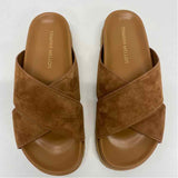 Tamara Mellon Size 8 Women's Brown Solid Slide Sandals
