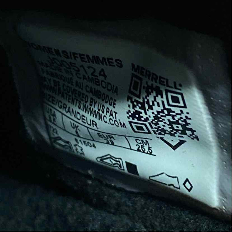 Merrell Size 8.5 Women's Black Solid Slip On Shoes