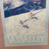 Gold Framed Pink Matted Vail Valley Poster