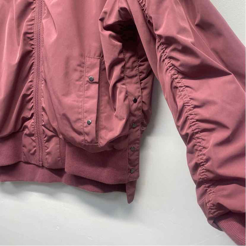 Athleta Women's Size L Canberry Solid Zip Up Jacket