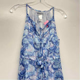 Tommy Bahama Size XS Women's Blue-Multi Pattern Maxi Dress