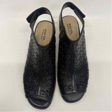 Earth Size 8 Women's Black Cut Out Sandals Sandals