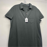 Frank & Eileen Est 1947 Size Xl Women's Green Solid T-Shirt Dress