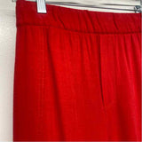 Soft Surroundings Size XL- 16Women's Red Solid Cargo Crop
