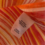Coldwater Creek Size PL Women's Red-Multi Stripe Button Up Shirt