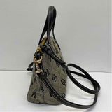 Dooney & Bourke Black Fabric Signature Satchel Handbag