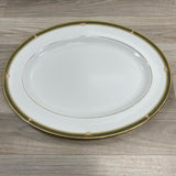 Wedgewood Oberon Gold Trimmed beige-Gold Bone China Platter