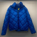 Kenneth Cole Women's Size Xl Blue Solid Puffer Jacket