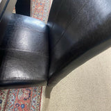 Black Wood Dining Room Table w / 4 Chairs