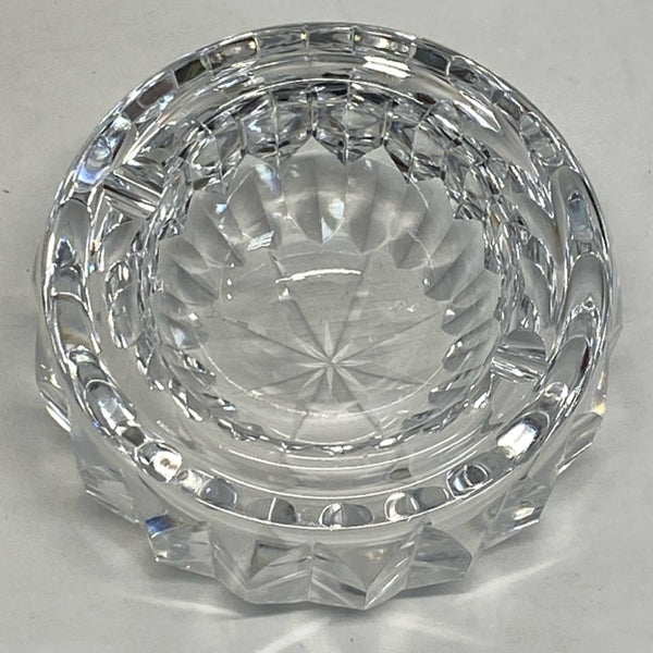 Waterford Clear Crystal Round Ashtray