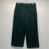 Madewell Size 29-4 Women's Green Solid Cropped Pants