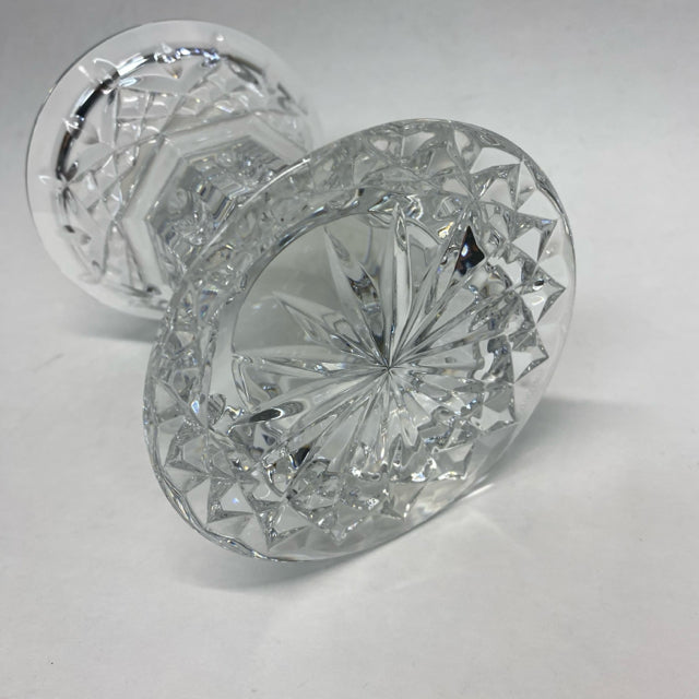 Waterford Clear Crystal Candle Holder