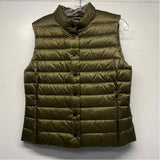Aether Women's Size S Green Solid Puffer Vest