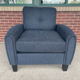 Arm Blue Textile Chair