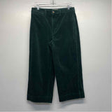 Madewell Size 29-4 Women's Green Solid Cropped Pants