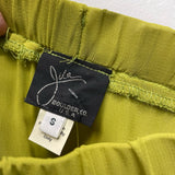 Jila Boulder Size S-4 Women's Lime Solid Maxi Skirt