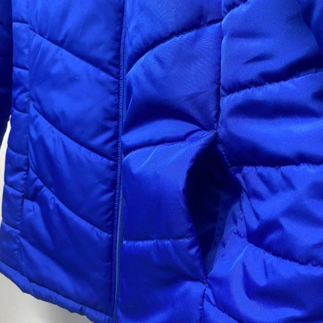 Anthony Richards Women's Size L Blue Solid Puffer Coat