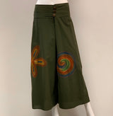 Pants faux skirt 3 buttons waist