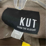 Kut Women's Size L Taupe Solid Moto Jacket