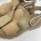 Ugg Size 8 Women's Beige Solid Sandals Shoes