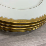 Noritake Ivory-Gold Bone China Plates - Set of 6