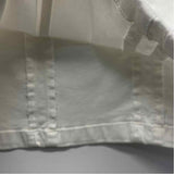 Beija Flor Size 10-30 Women's White Solid Pencil-Knee Skirt