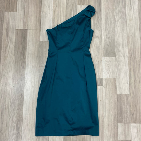 David Meister Size 4-S Women's Green Shimmer Off the Shoulder Dress