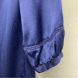 COOp Barneys New york Size XS Women's Blue Solid Tunic Dress