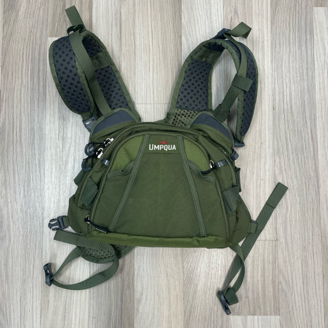 Umpqua Green Nylon Solid Backpack