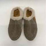 Taos Size 8 Women's Gray Solid Shearling Shoes