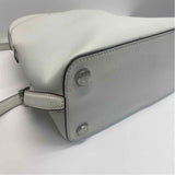 Michael Kors White Pebbled Leather Backpack Handbag