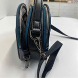 Tumi Voyager Blue Leather Iridescent Crossbody Handbag