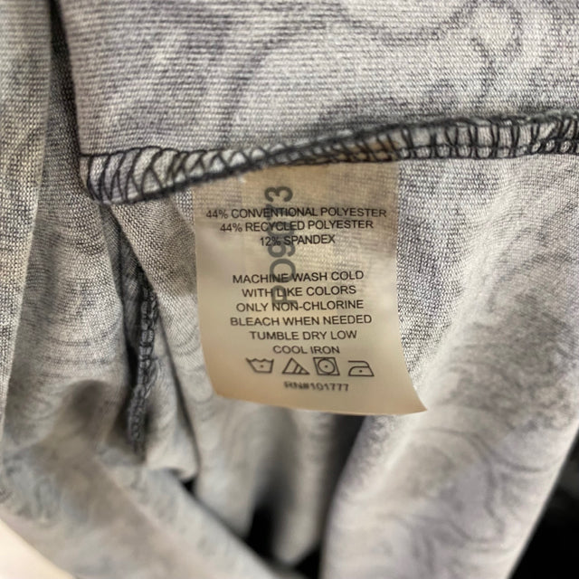 Soybu Size M Women's Black-Gray Pattern A Line Dress