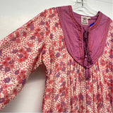 Blue Boheme Size M-L Women's Pink-Multi Floral Kaftan Dress