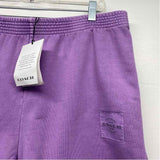Coach Size L-12 Women's Purple Solid Sweatshorts Shorts