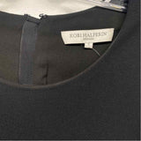 Kobi Halperin Size S Women's Black Solid Fit And Flare Dress